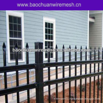 Housing site backyard fencing